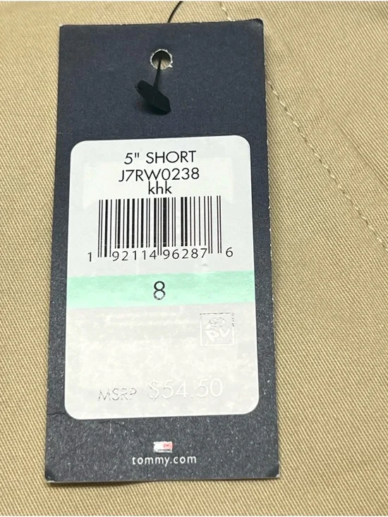 TOMMY HILFIGER Hollywood Shorts Khaki Size 8 Women’s Chino Classic Casual NWT - Picture 4 of 9